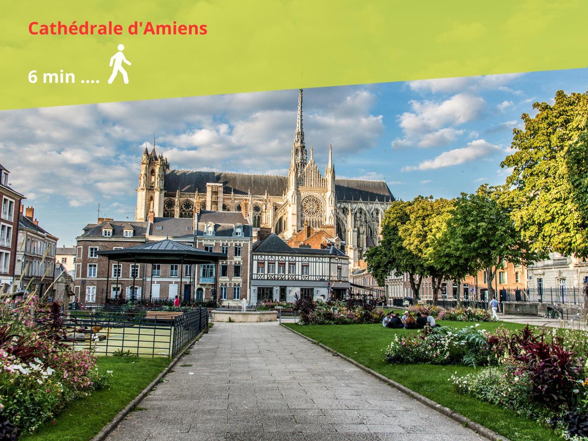Vue Cathedrale, Beffroi, Netflix En Hyper Centre Appartement Amiens Buitenkant foto